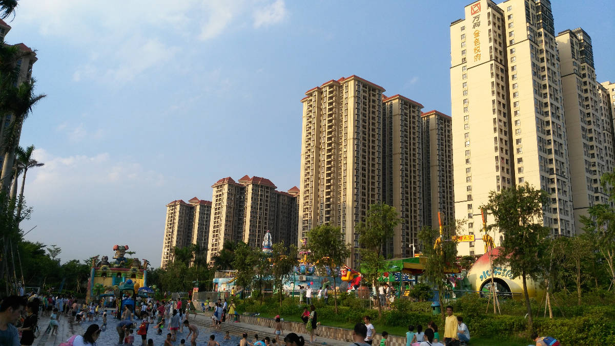 黄埔文冲城中村改造后的新面貌